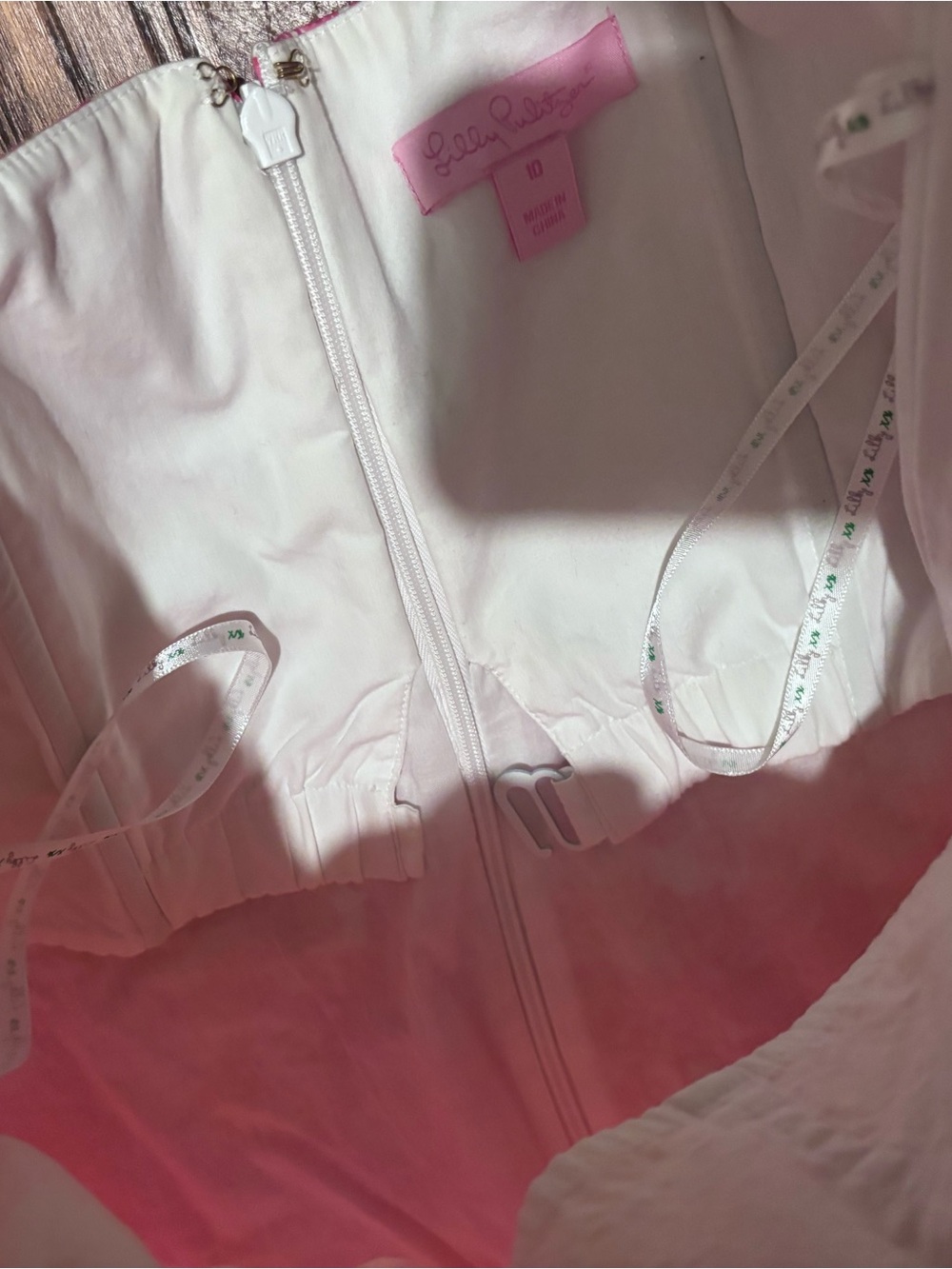Lilly Pulitzer resort Pink and Yellow Halter chum bucket raffle Dress Sz 10 - Picture 6 of 9